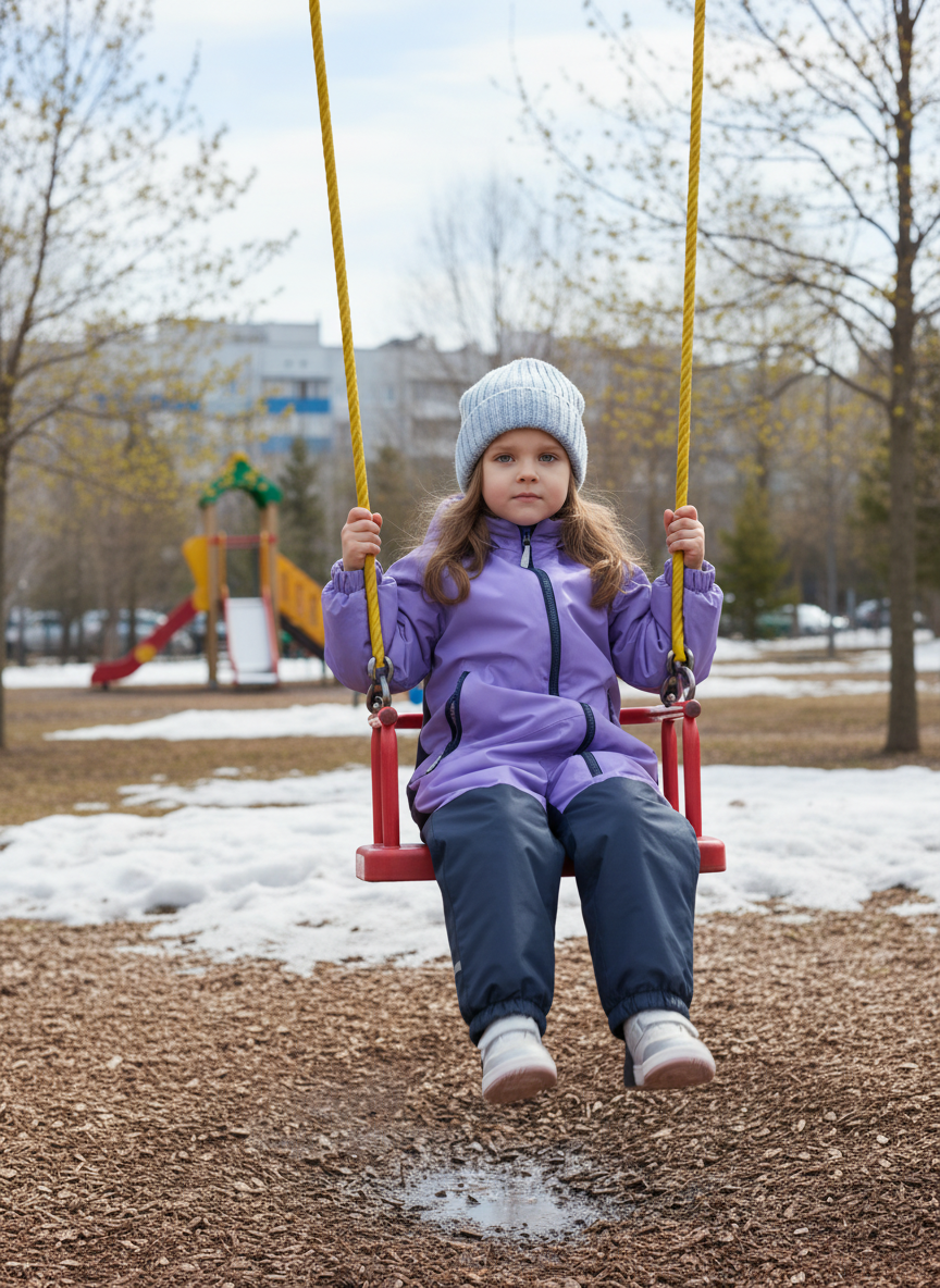 Комбинезон Arctic kids 30-042 сирень - фото 3