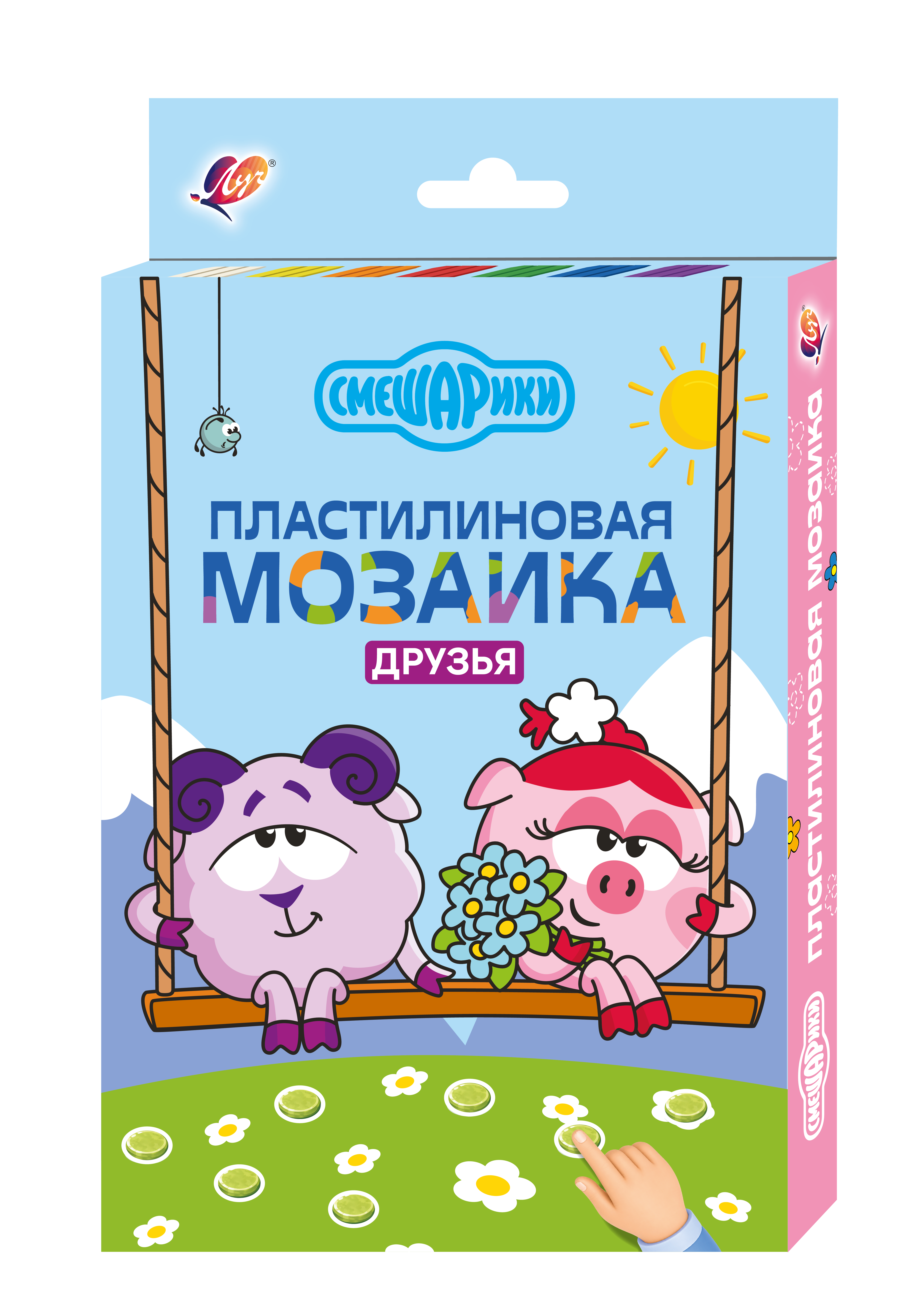 Пластилин Луч Пластилиновая мозаика Друзья - фото 1