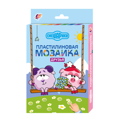 Пластилин Луч Пластилиновая мозаика Друзья