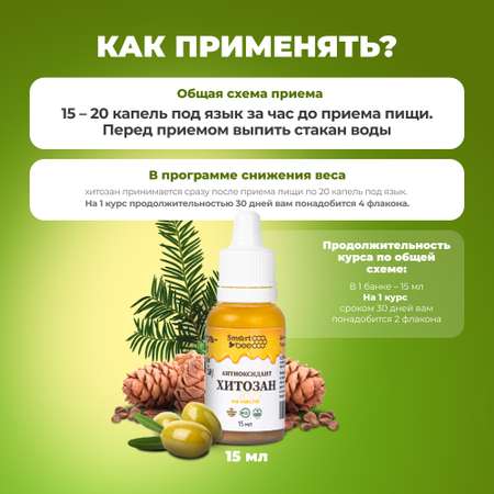 Антиоксидант Smart Bee Хитозан на масле 15 мл