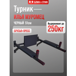 Турник БлинДаГриф «Илья Муромец» настенный брусья и пресс