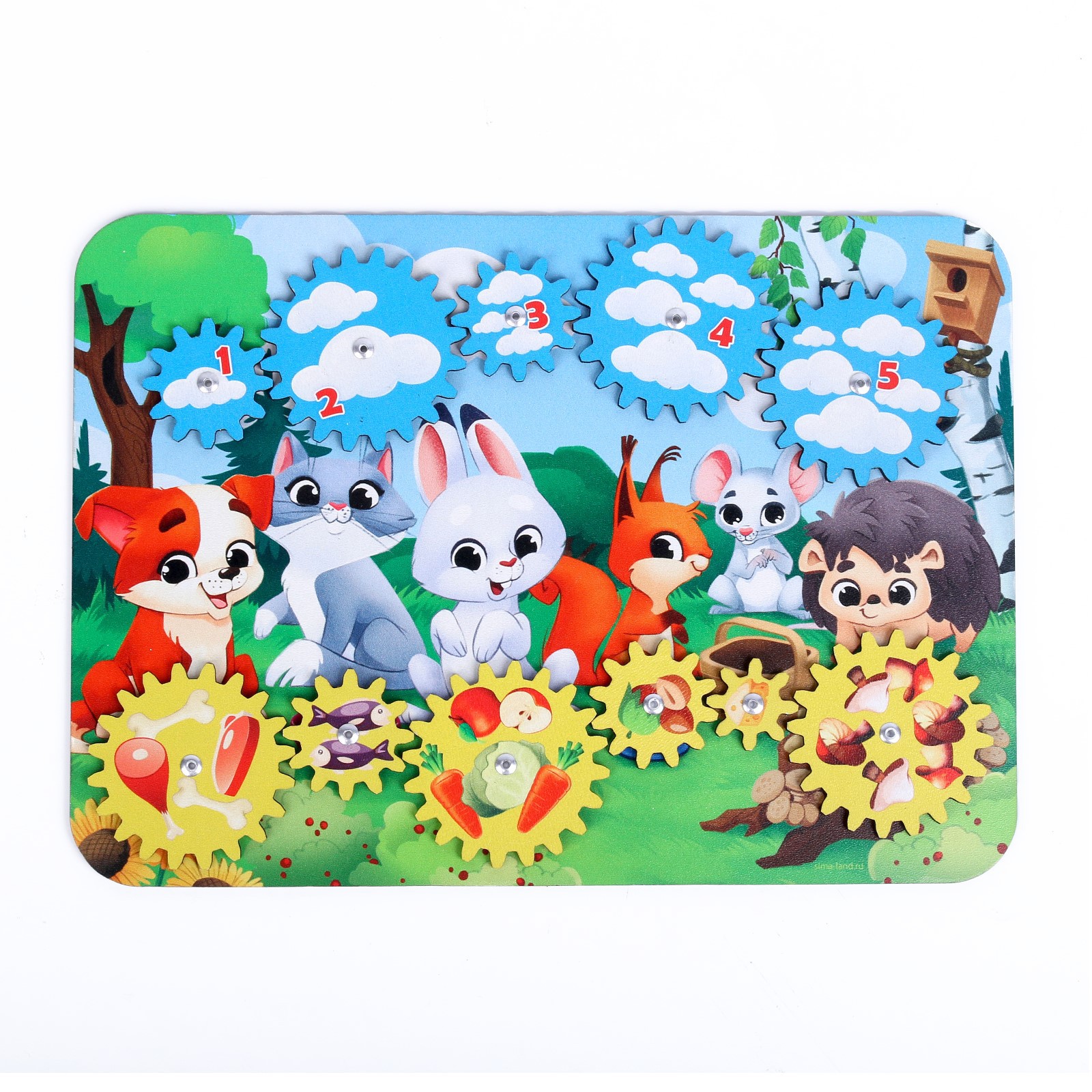 Настольная игра Лесная мастерская Кто что ест - фото 1