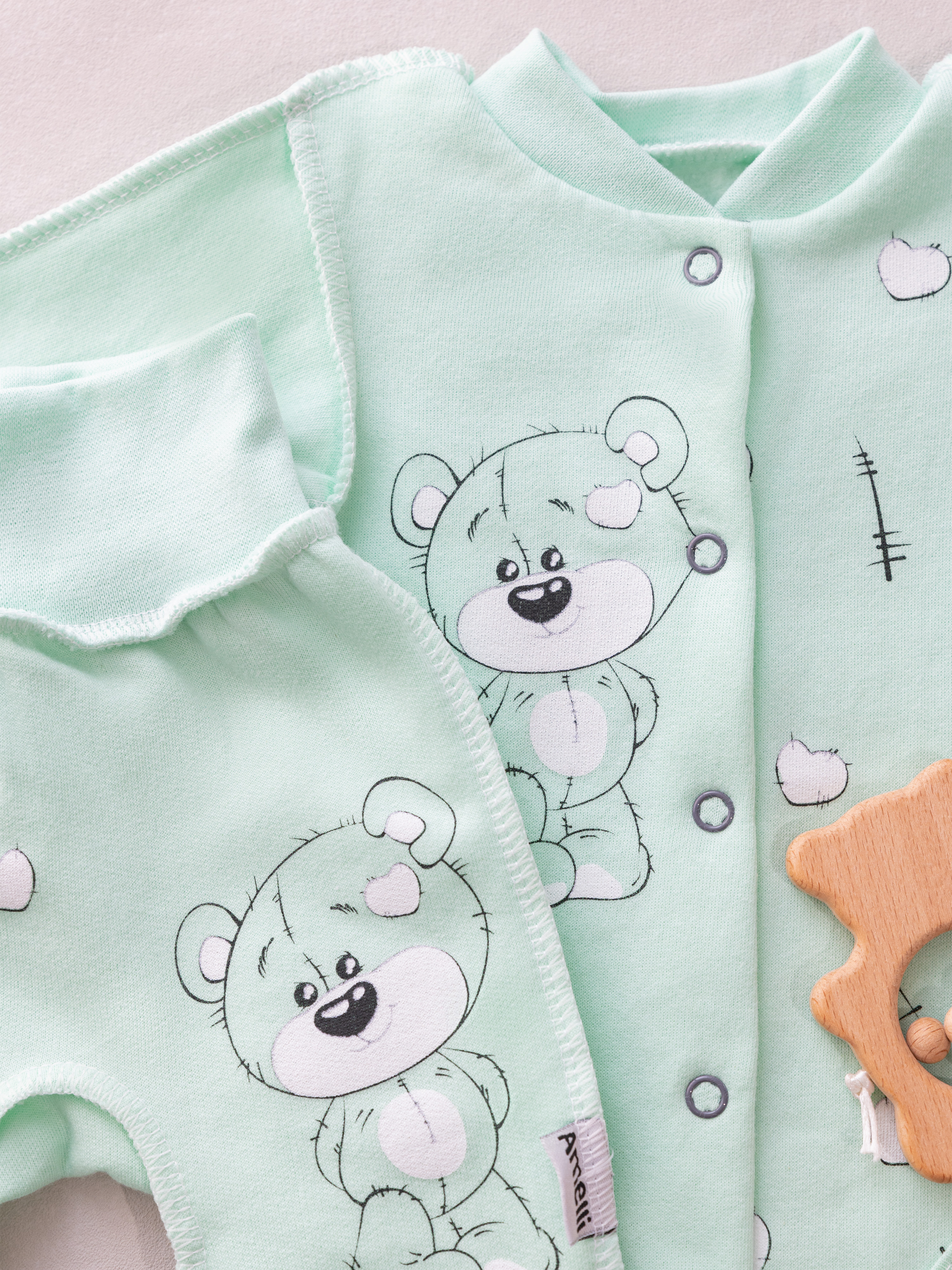 Боди и ползунки Amelli 290.140.0.293.055;230.005.0.293.055зел - фото 10