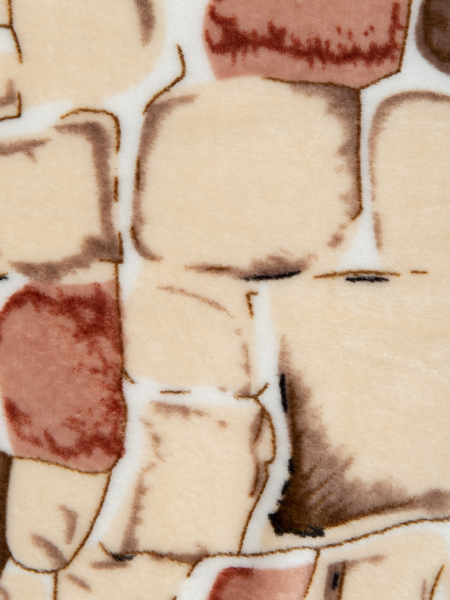 Плед TexRepublic Камешки 140 x 200 см велсофт - фото 7