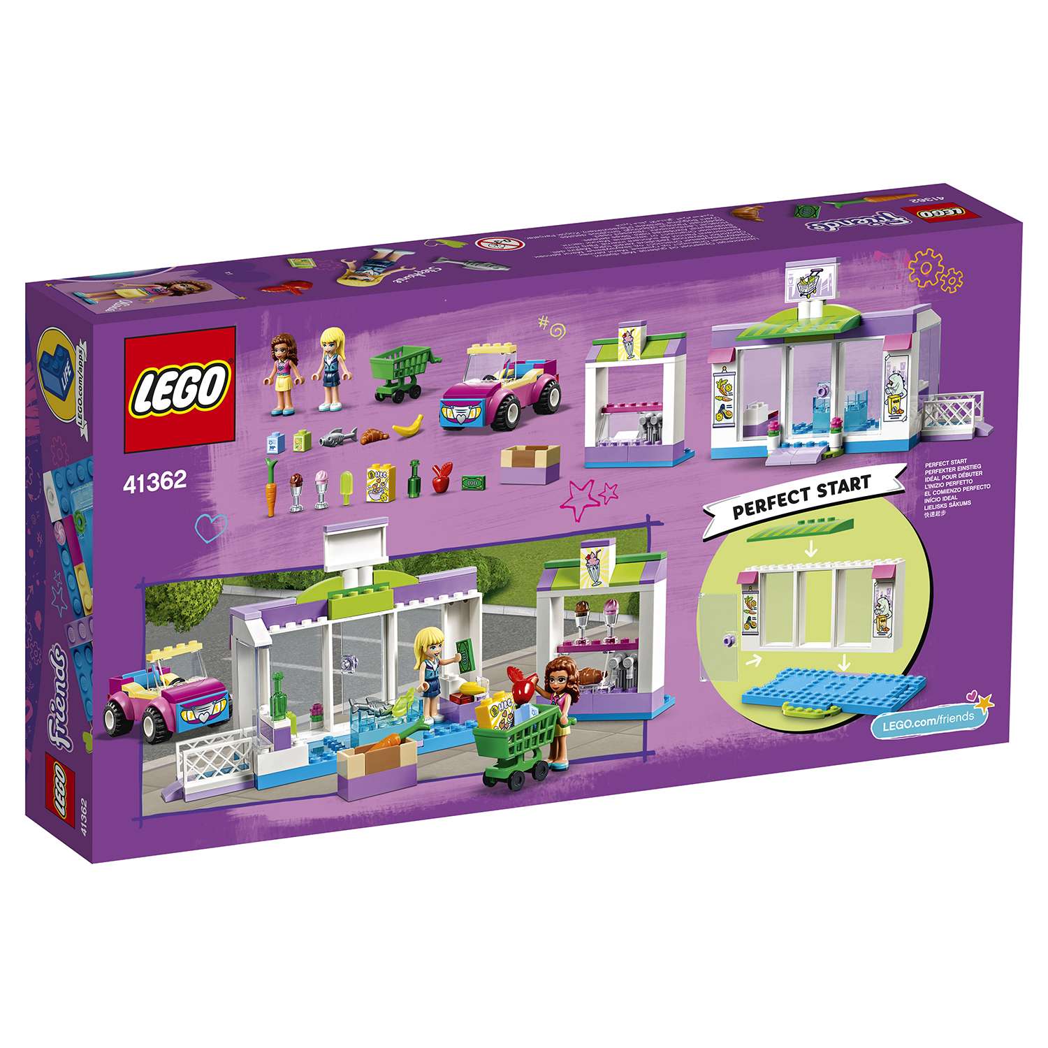 Конструктор LEGO Friends Супермаркет Хартлейк Сити блочный - фото 3