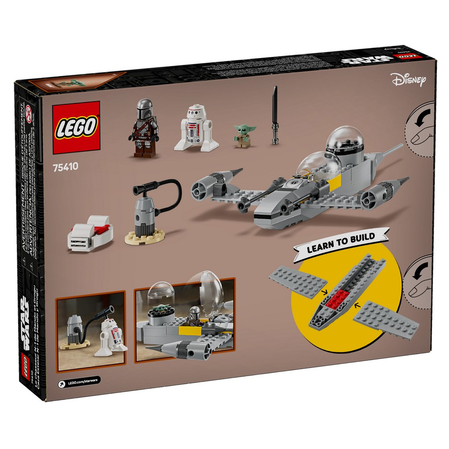 Конструктор LEGO Star Wars Истребитель N-1 Мандалорца 92 дет. - фото 9