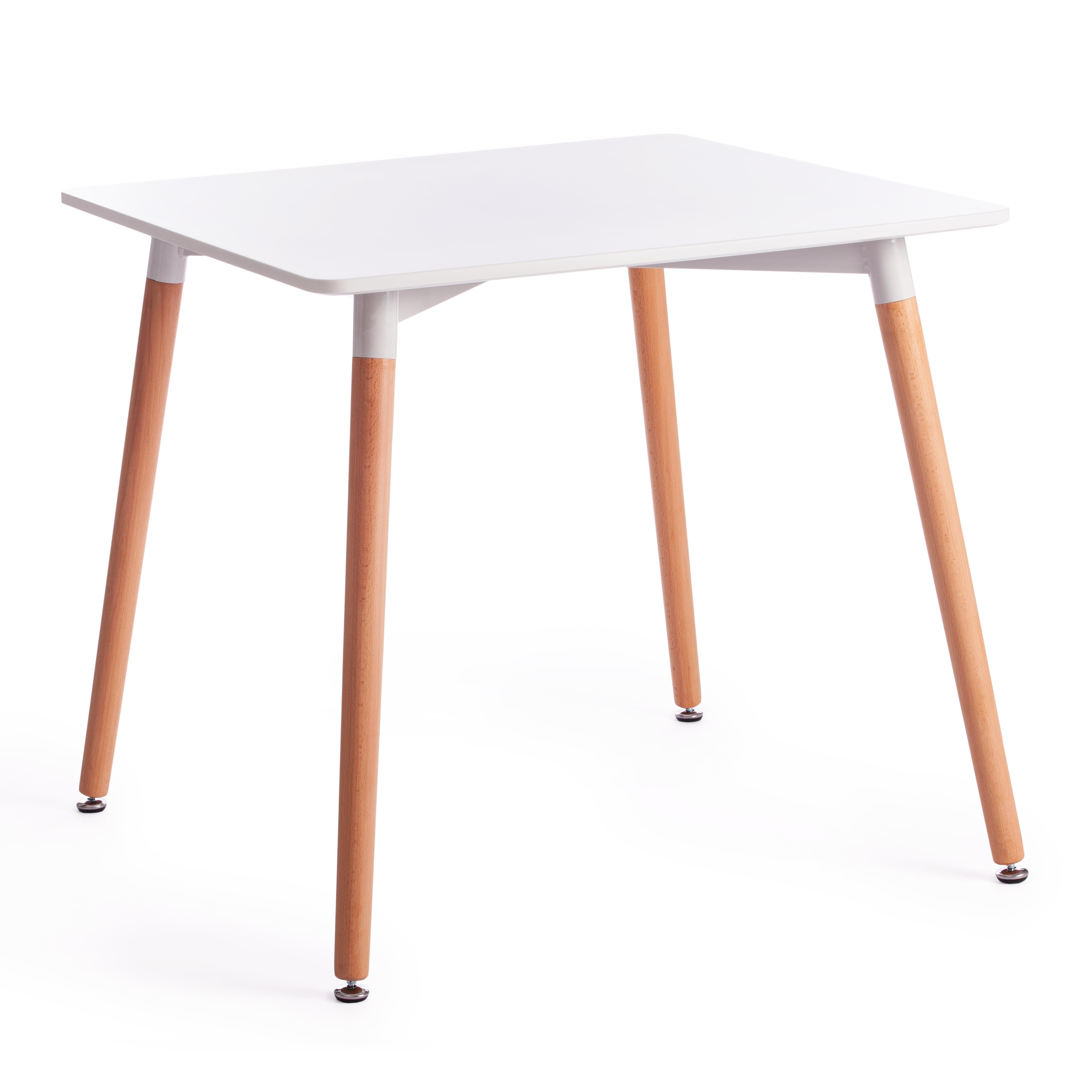 Стол обеденный TETCHAIR John белый натуральный - фото 1