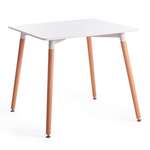 Стол обеденный TETCHAIR John белый натуральный