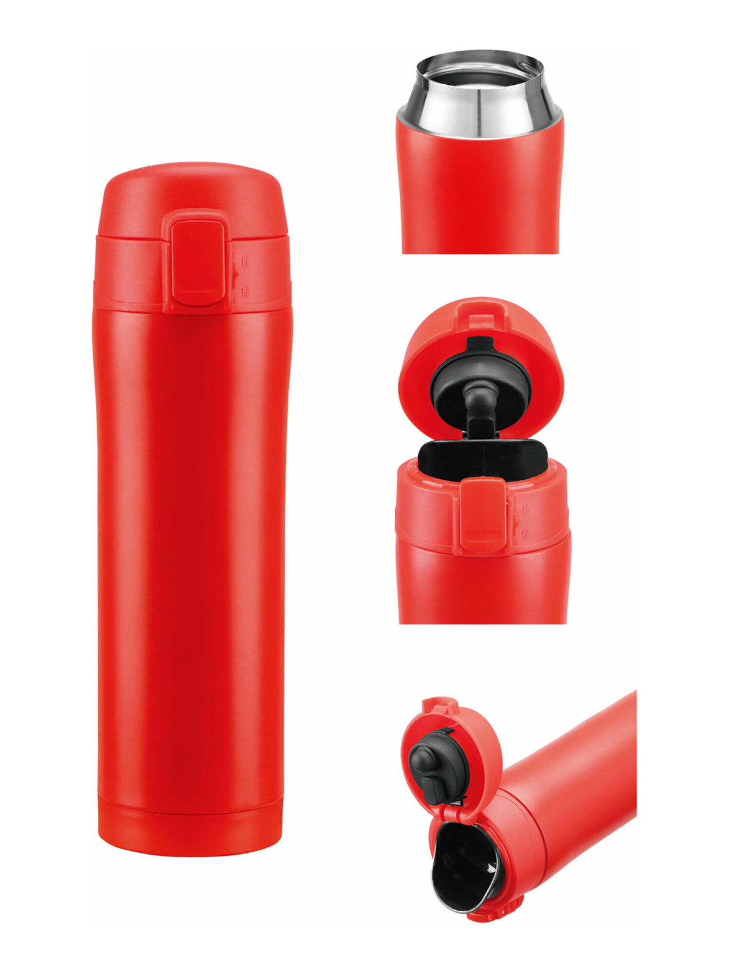 Термокружка Лайма с двойной стенкой из нержавеющей стали - фото 8