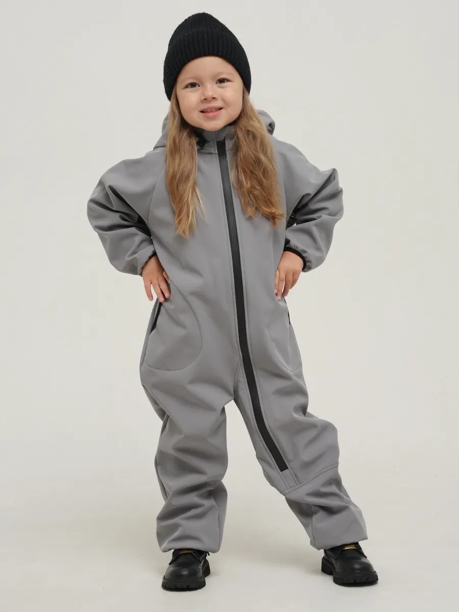 Комбинезон Супер Пупс Комб/сф/окант/серый - фото 25