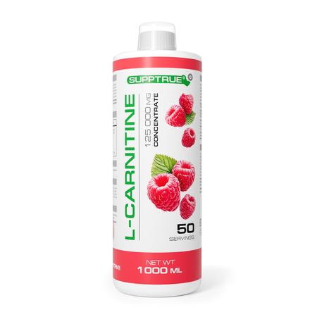 L-карнитин 1000 мл SUPPTRUE raspberry 125 000 mg concentrate