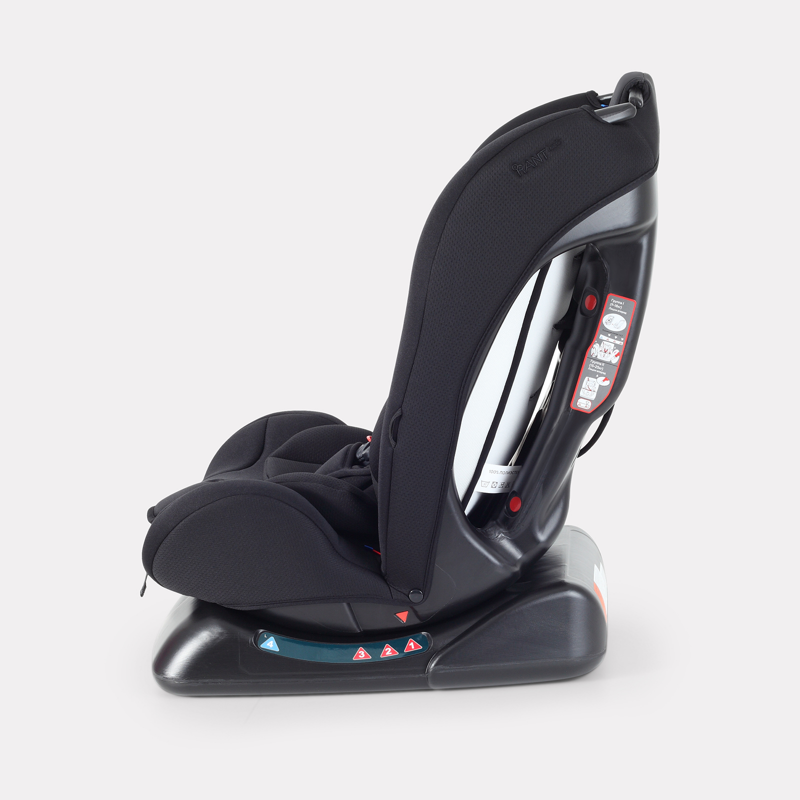 Автокресло Rant Basic Rally Next 0+/1/2 (0-25 кг) черный - фото 6