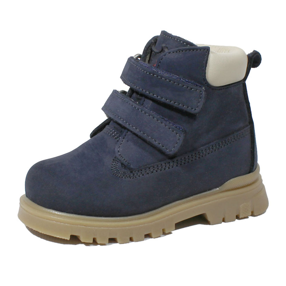 Ботинки Europen 301ЕГ-SV EUROPEN Ботинки детские,темно-синий кож/нуб - фото 1