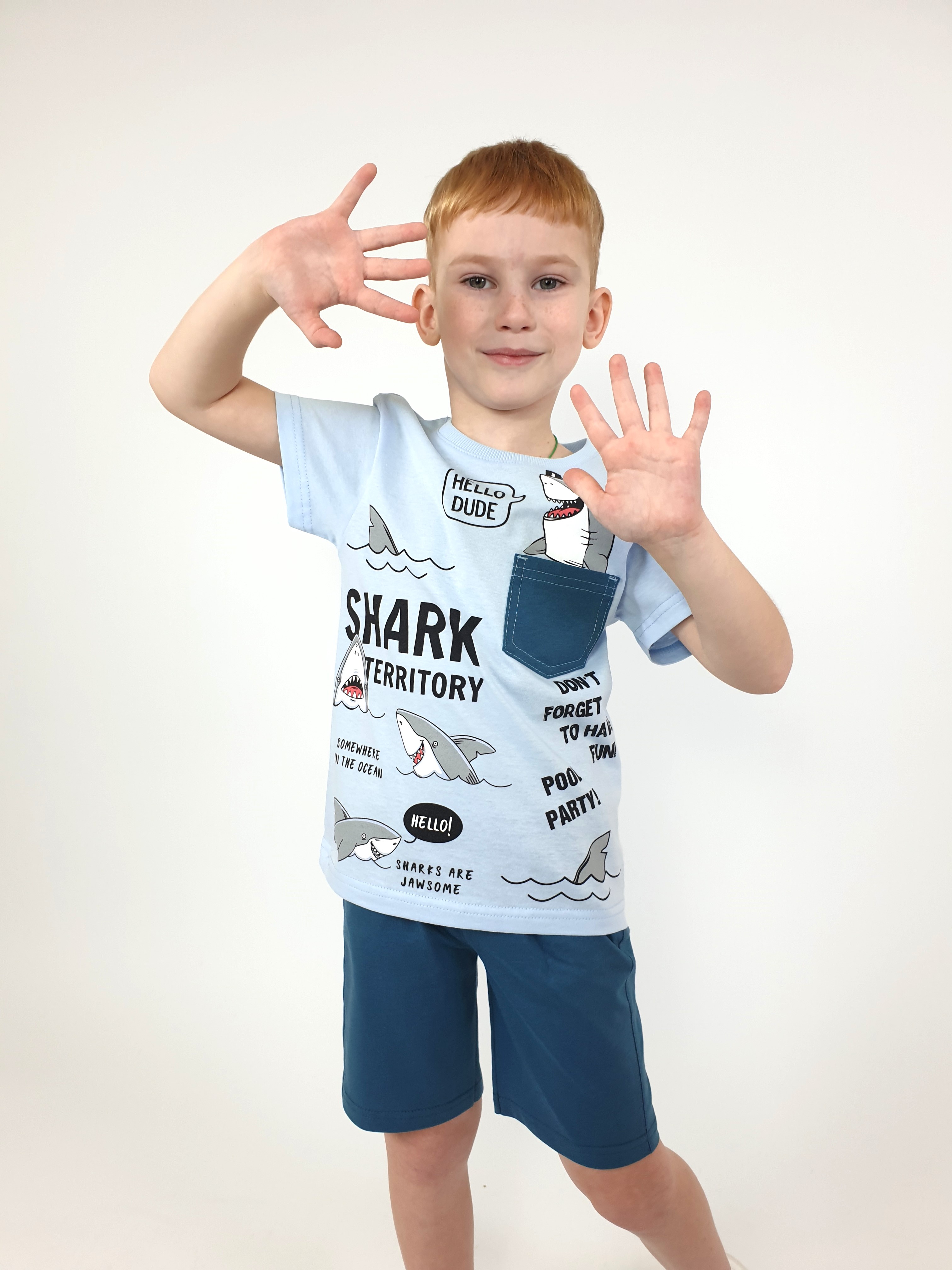 Футболка и шорты Luneva 01-85-8. - фото 9