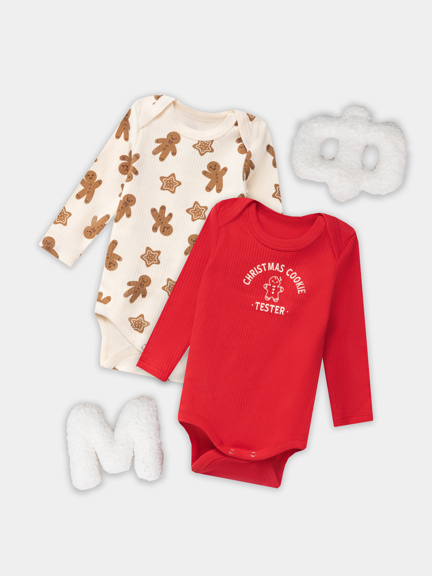 Боди 2 шт Mark Formelle (Марк Формэль) 13018-2/огненный красный +печеньки на сл.масле - фото 2