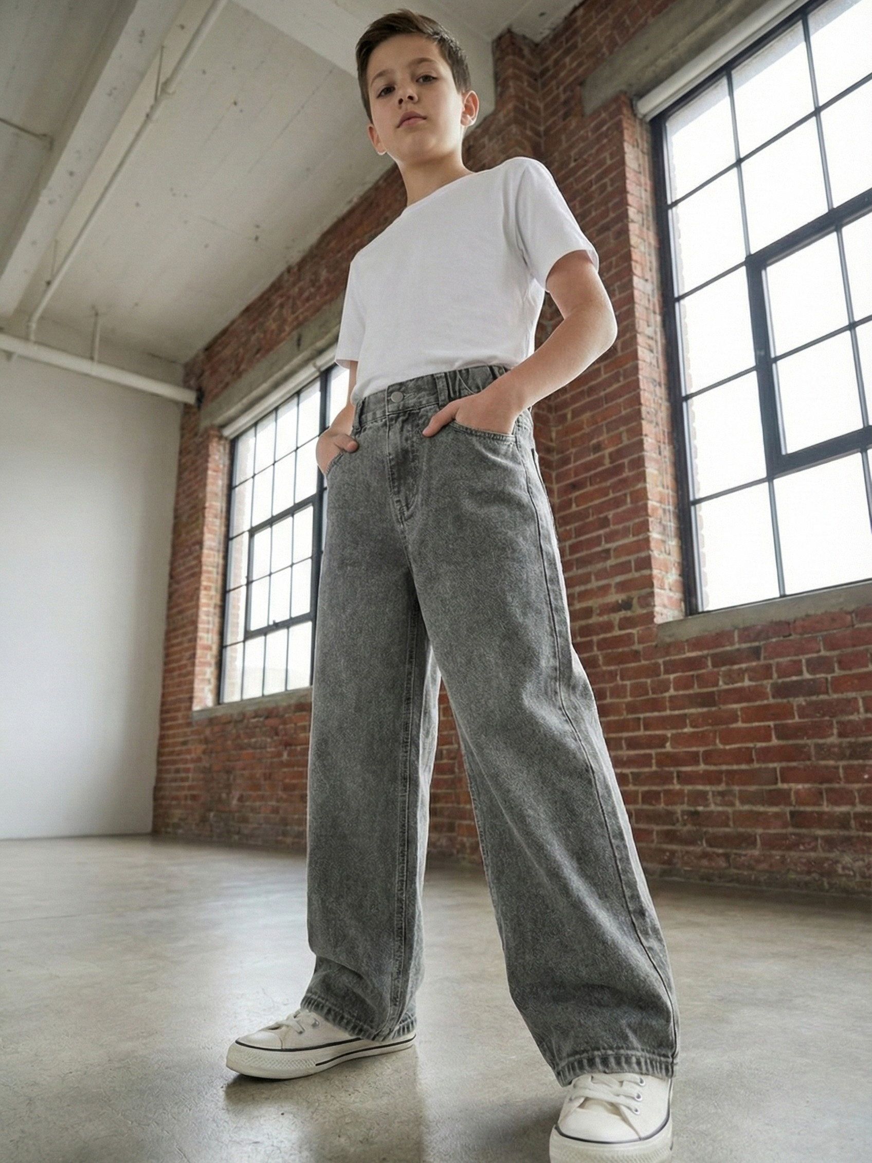 Джинсы-трубы СИНИЙ МИР R110-IL - фото 4