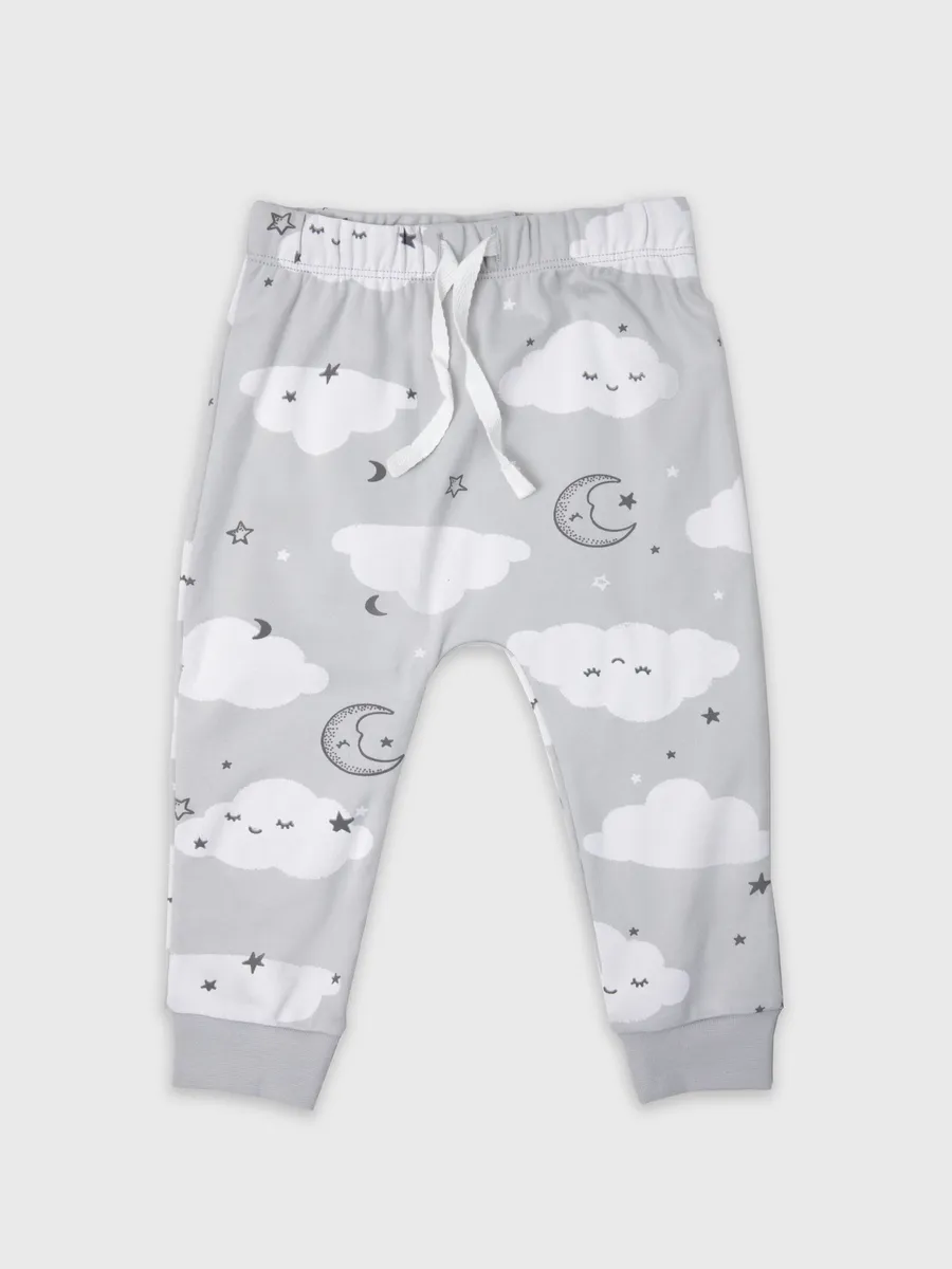 Брюки 3 шт Mark Formelle (Марк Формэль) 85113-3/голубой +облака на сером +сине -серый - фото 10