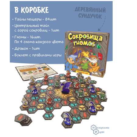 Настольная игра Нескучные игры Сокровища гномов