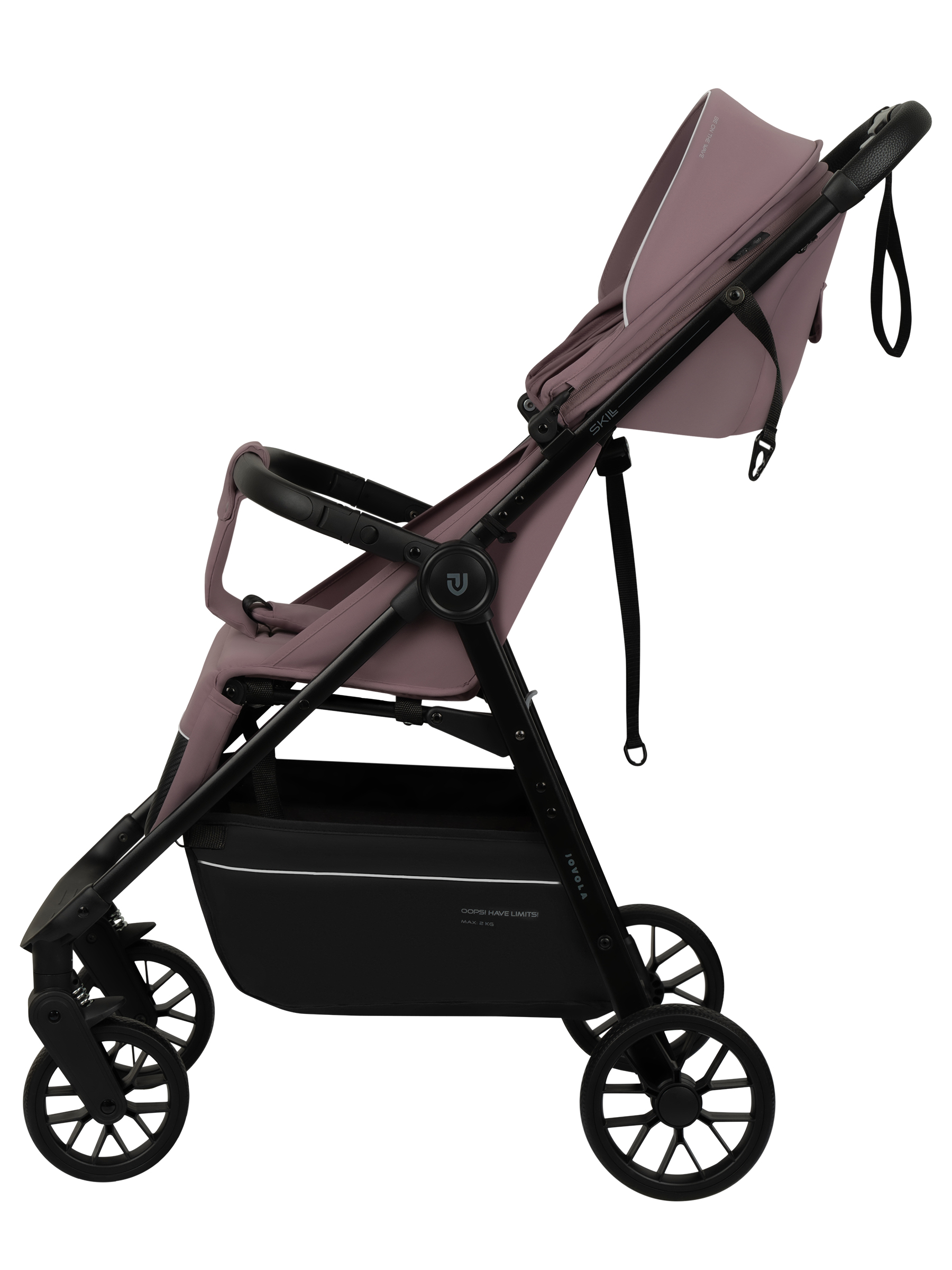Коляска прогулочная JOVOLA Skill розовый - фото 7