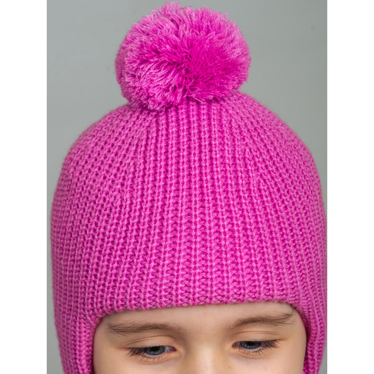 Шапка ПриКиндер U-W_22324 Цвет: Ярко-розовый - фото 3