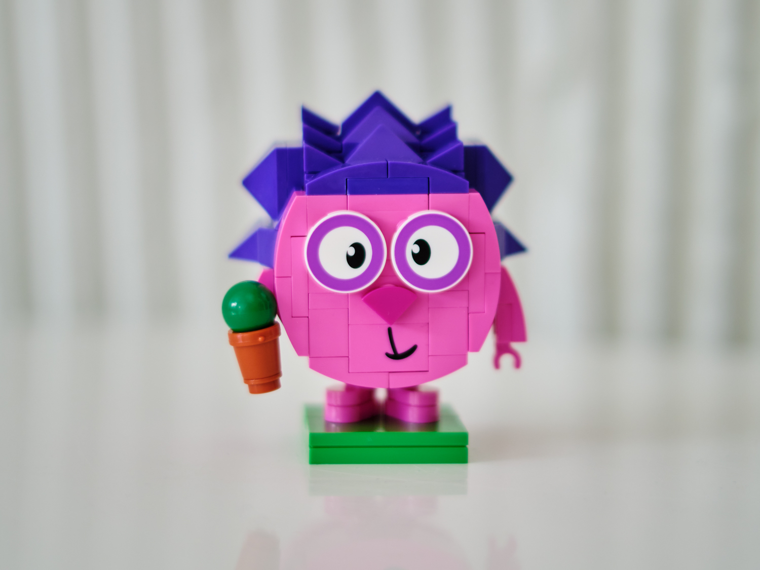 Конструктор brick labs Конструктор Ежик Смешарики 111 дет. - фото 2