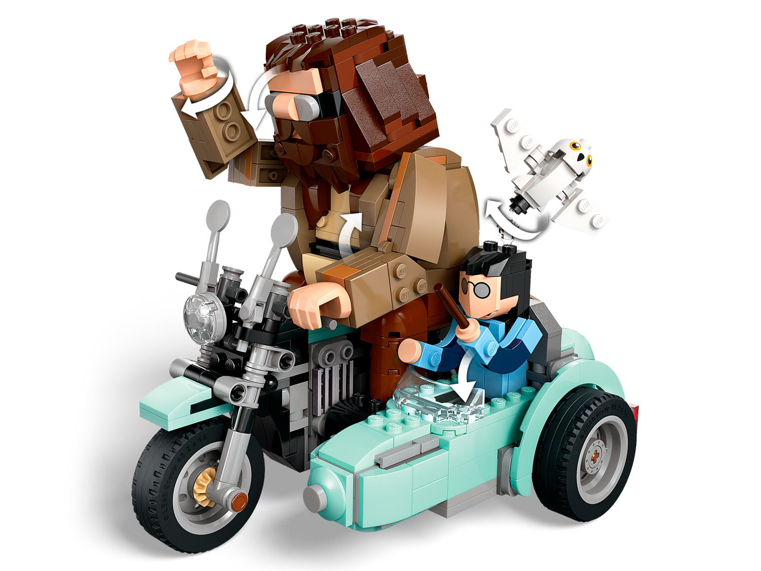 Конструктор LEGO Harry Potter Поездка Хагрида и Гарри 617 дет. - фото 4