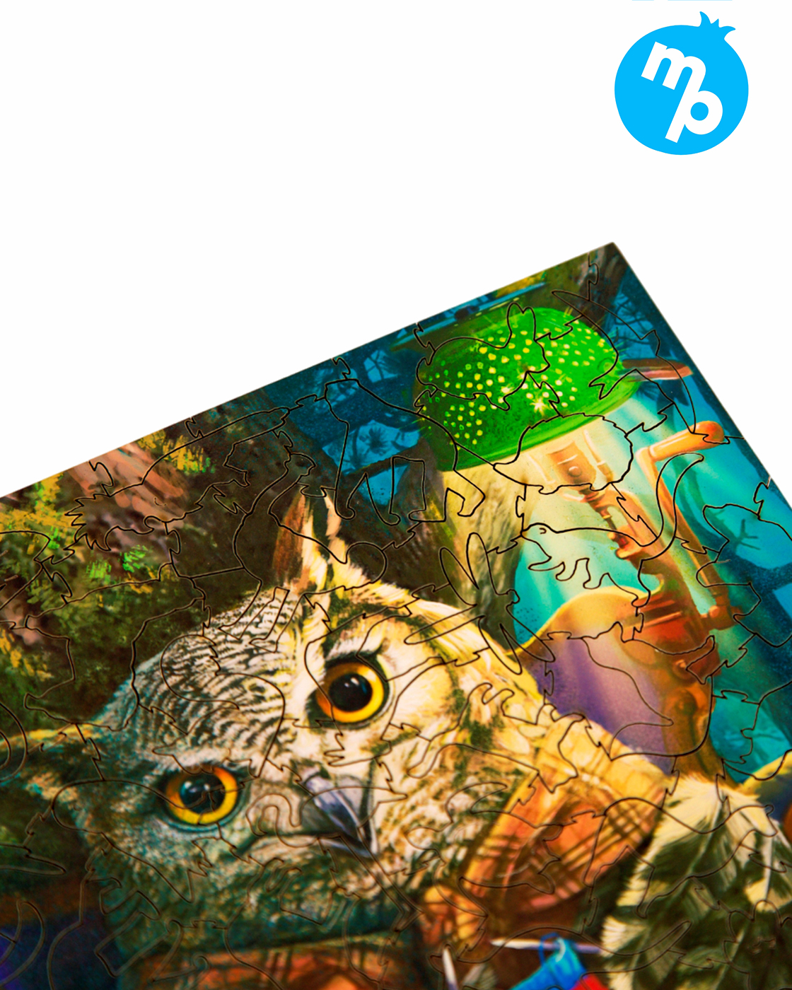 Пазл 1TOY Мудрая сова деревянный - фото 8