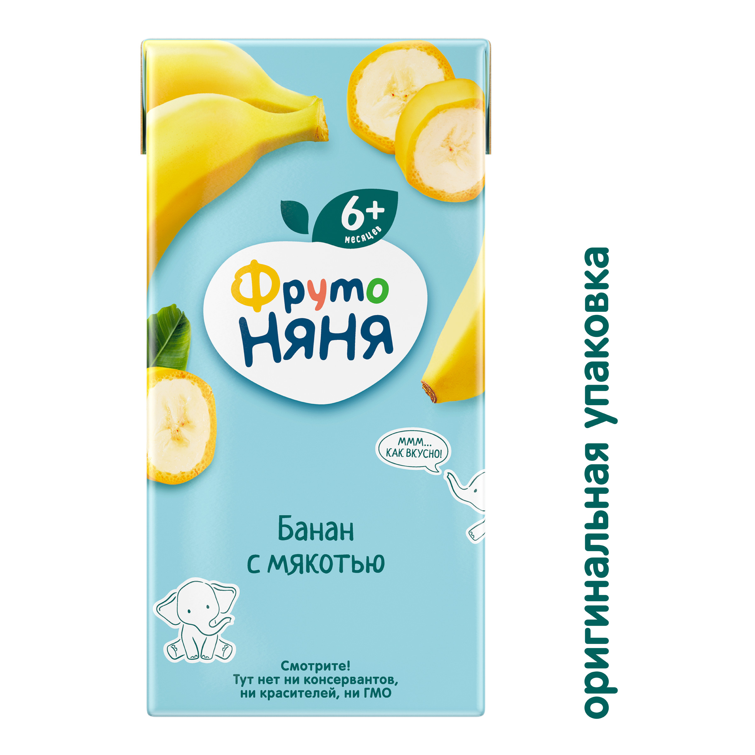 Нектар ФрутоНяня Банан с 6 мес 0.2 л - фото 2