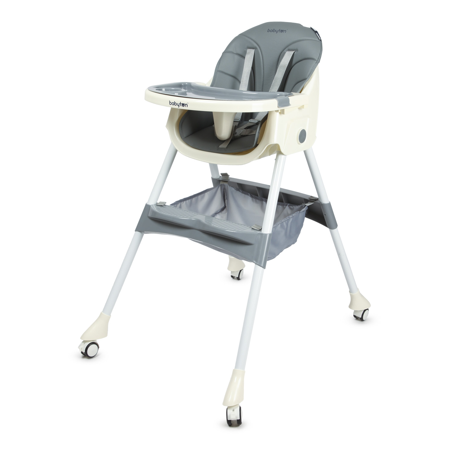 Стульчик для кормления Babyton Bueno Grey трансформер - фото 1