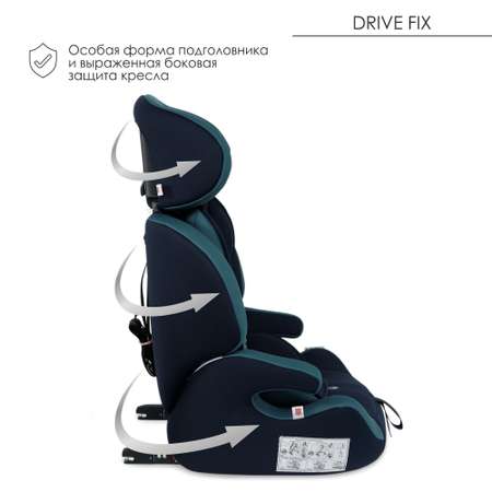 Автокресло Babyton Drive Fix Indigo-Aqua Isofix 1/2/3 (9-36 кг)