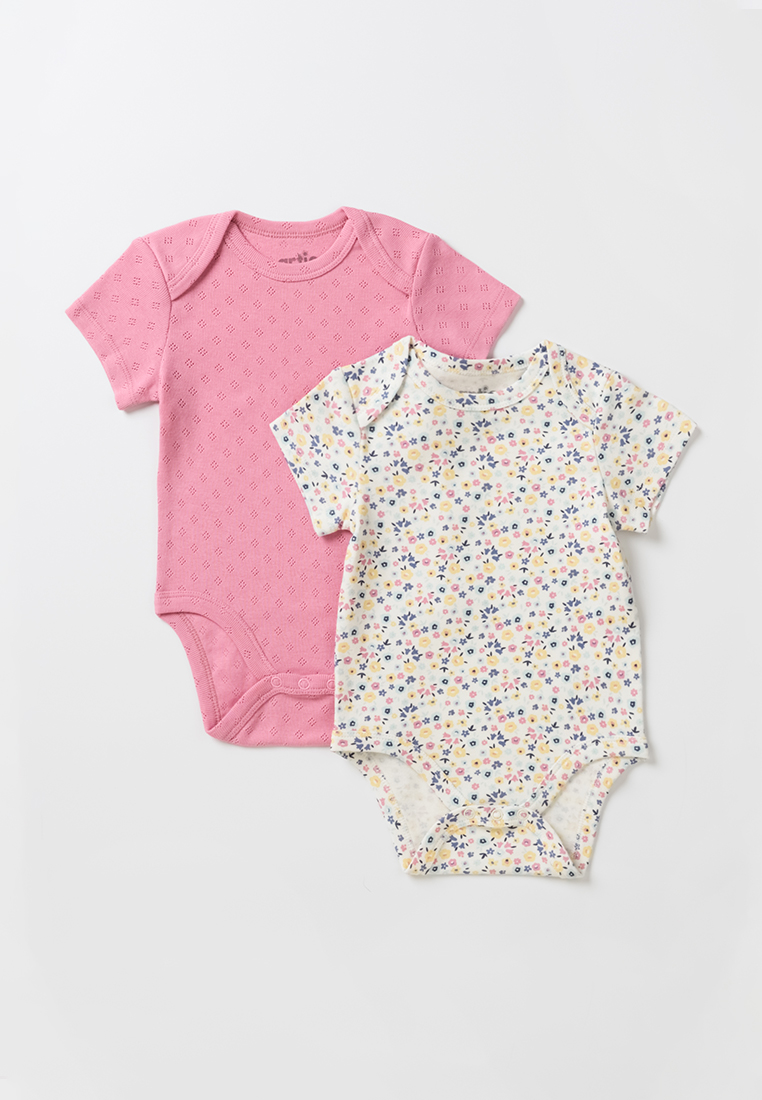 Боди 2 шт artie S25B15BK2-1500D/Молочный-сиреневый - фото 1