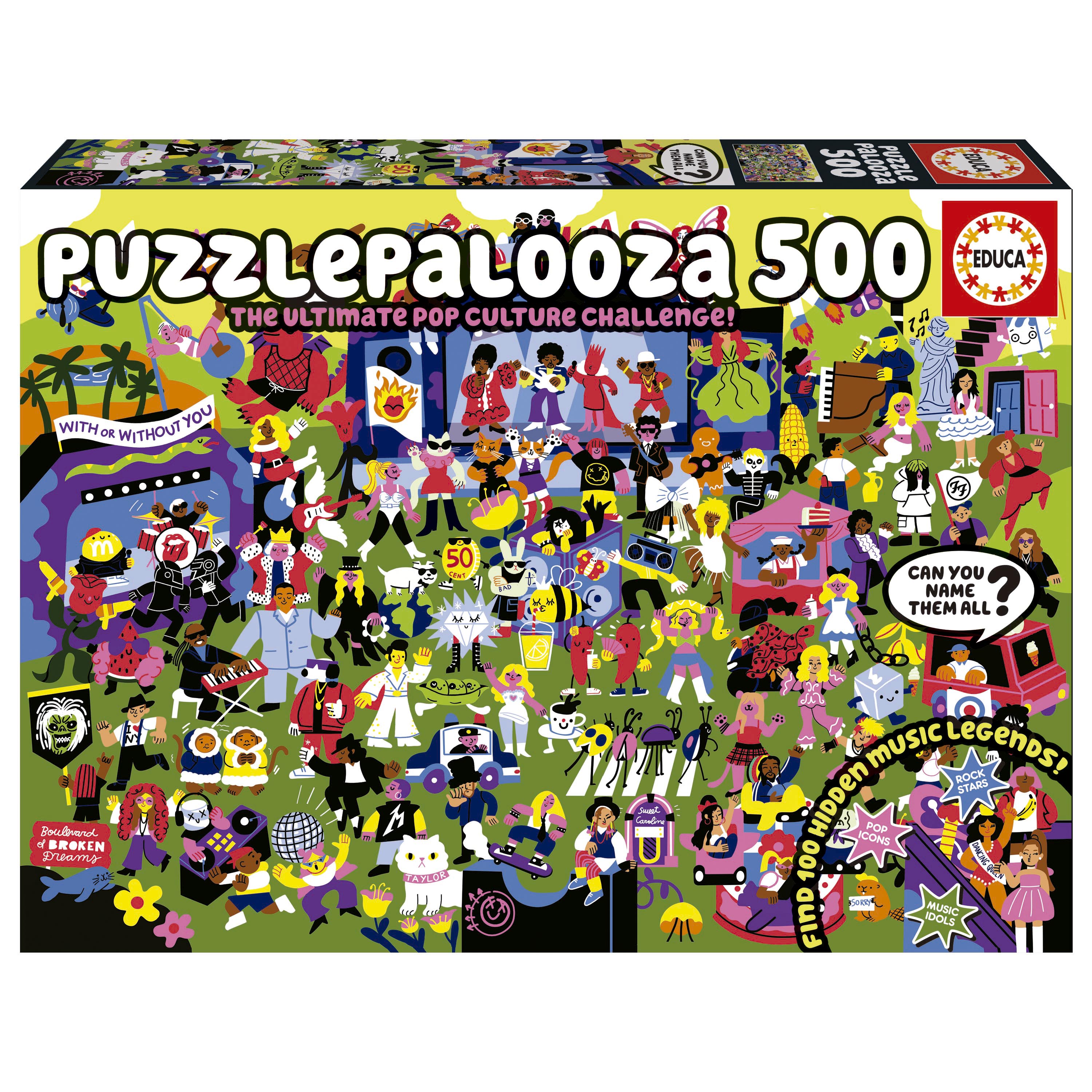Пазл Educa PuzzlePalooza 500 деталей - фото 1
