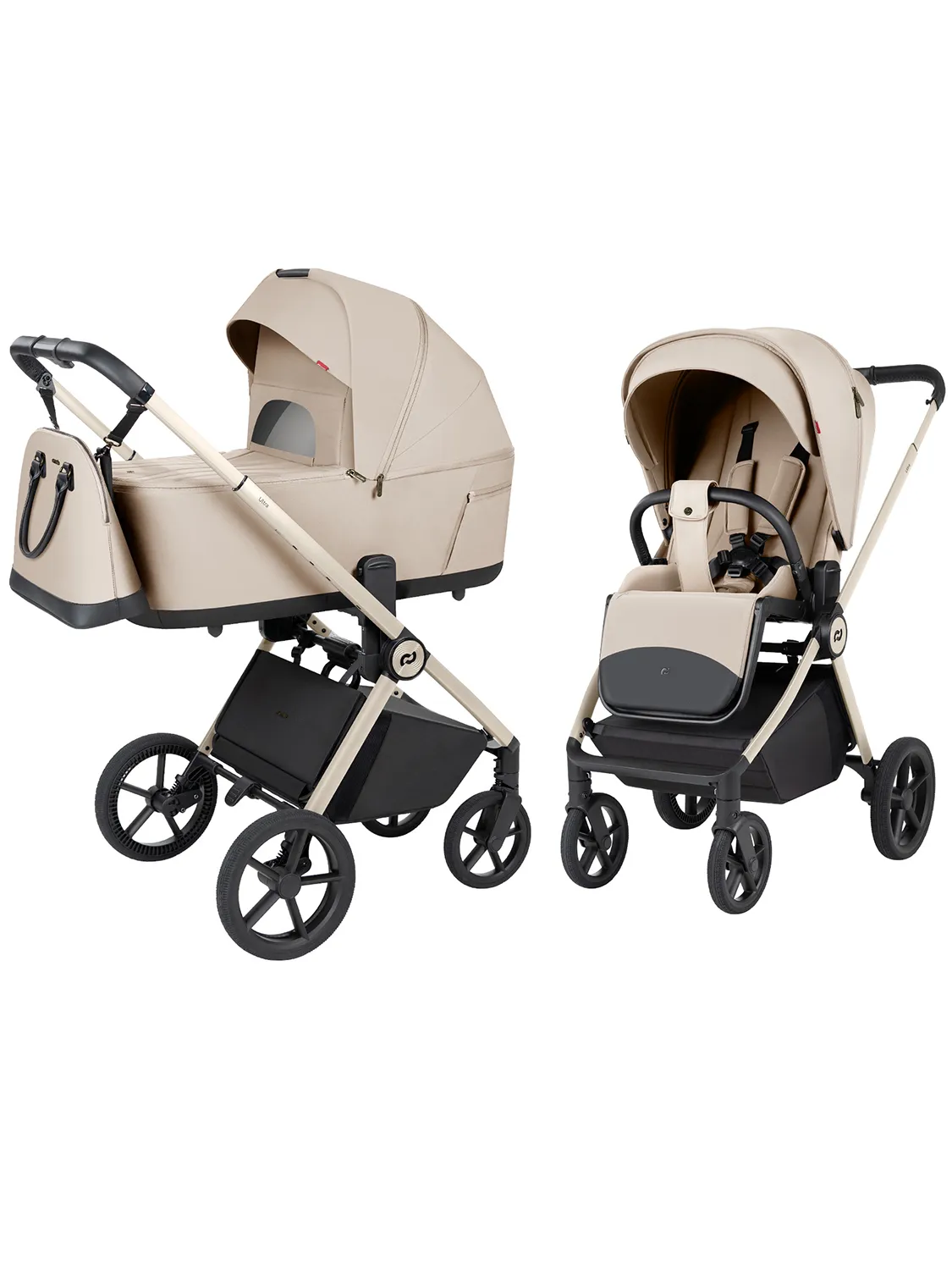 Коляска 2в1 Carrello Ultra F CRL-6556 бежевый - фото 2