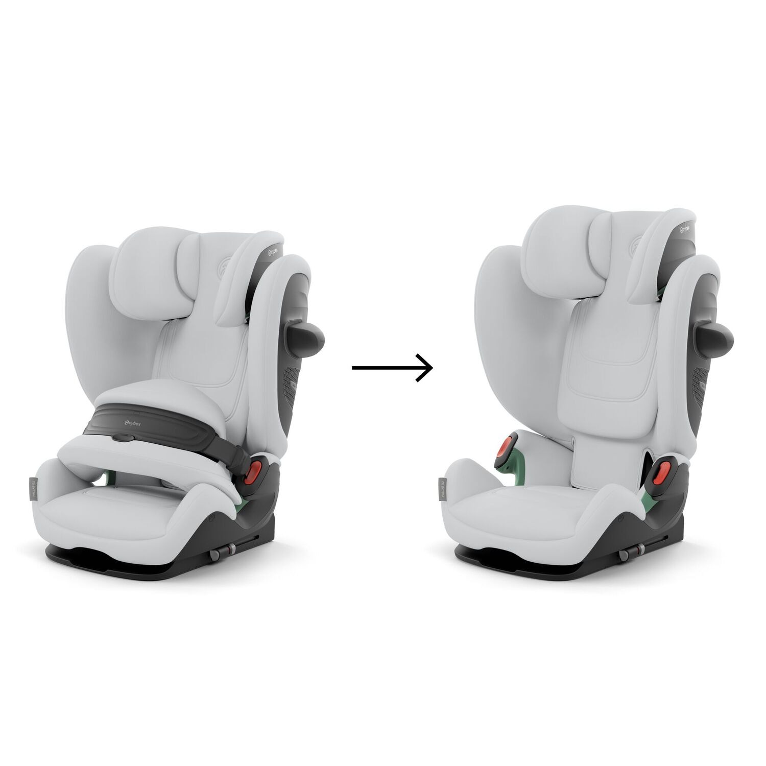 Автокресло Cybex Pallas G2 Isofix 2/3 (15-36 кг) серый - фото 5