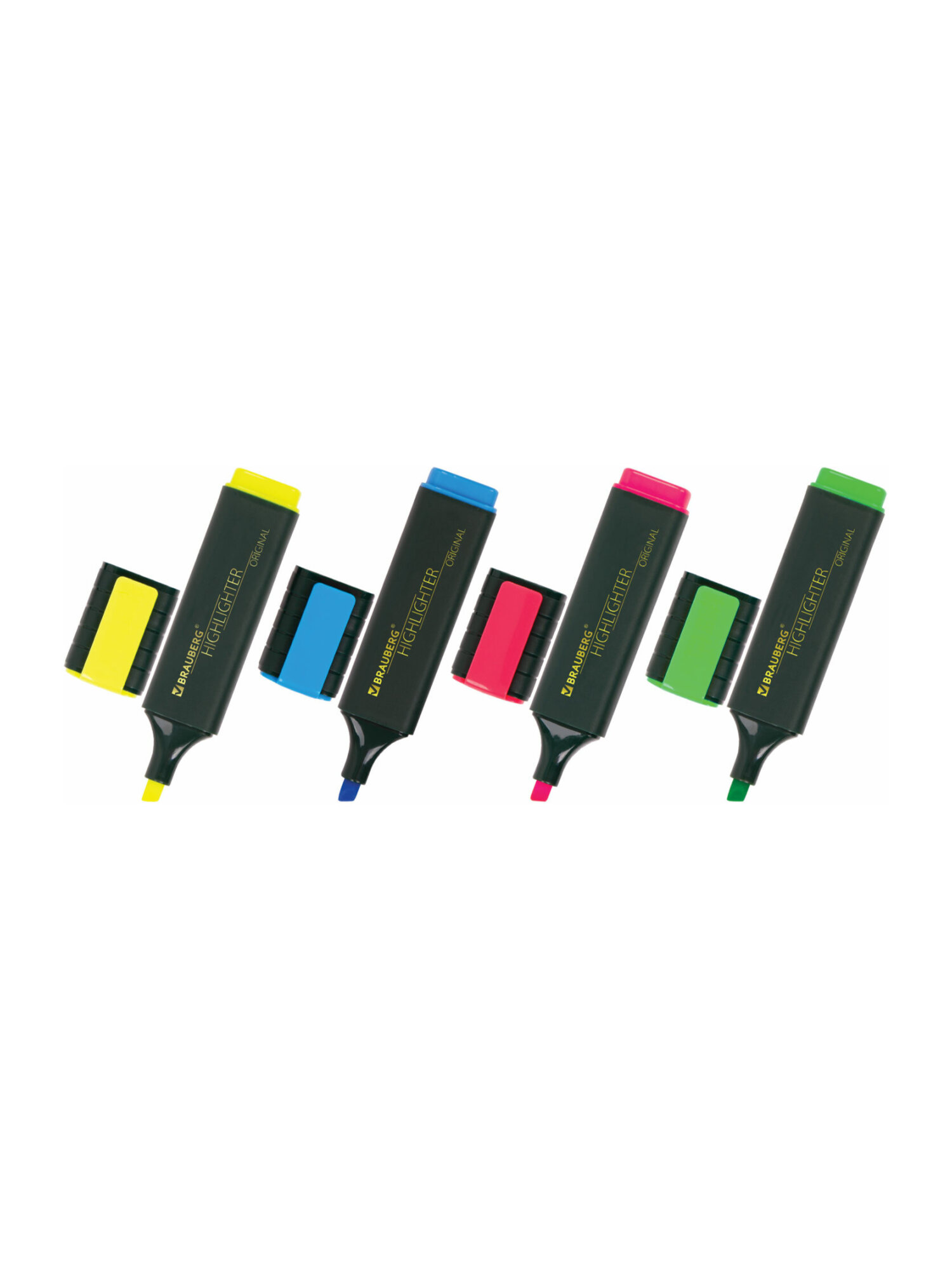 Текстовыделители Brauberg 4 шт. - фото 9