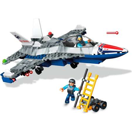 Конструктор Mega Construx Военный самолет блочный