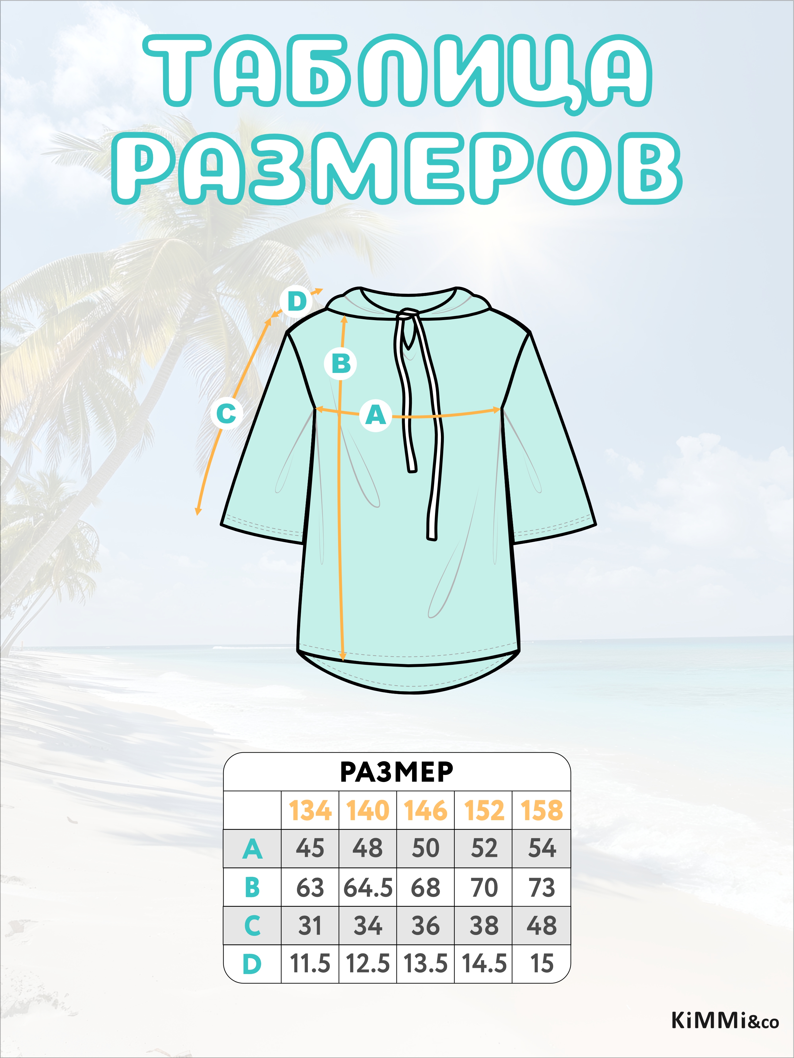Туника KiMMi co К-1408932 ментол - фото 4
