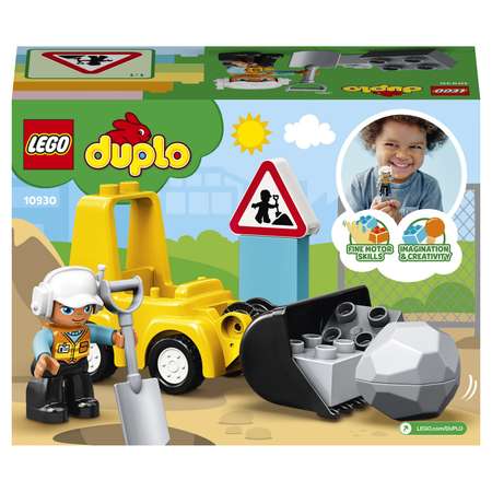 Конструктор LEGO DUPLO Бульдозер блочный