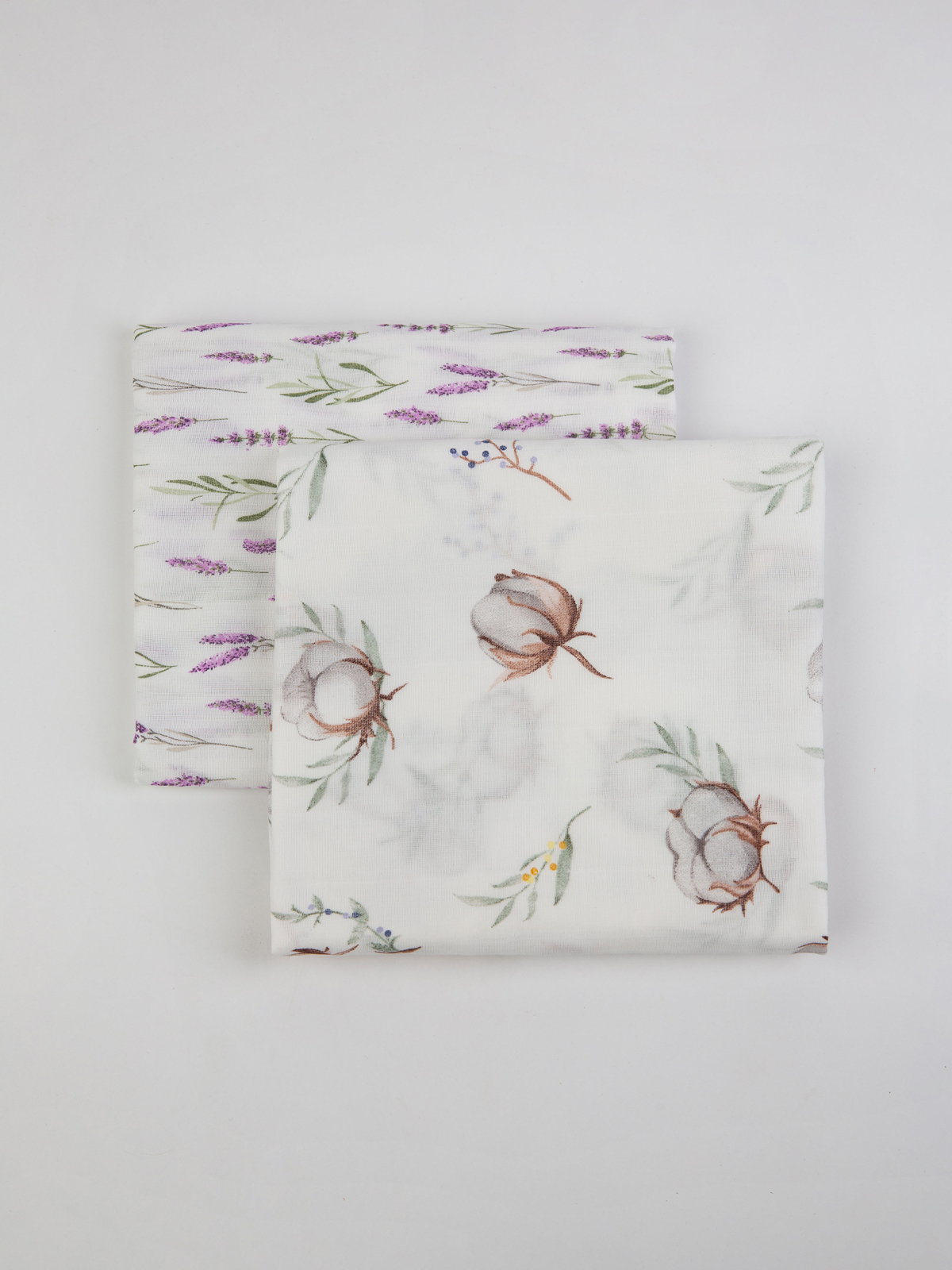 Пелёнка inlovery муслин 130x90 см 2 шт. - фото 3