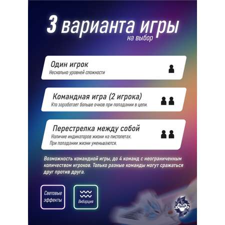 Бластер GeekMonkeys Bug Attack Lasertag Hunter в ассортименте