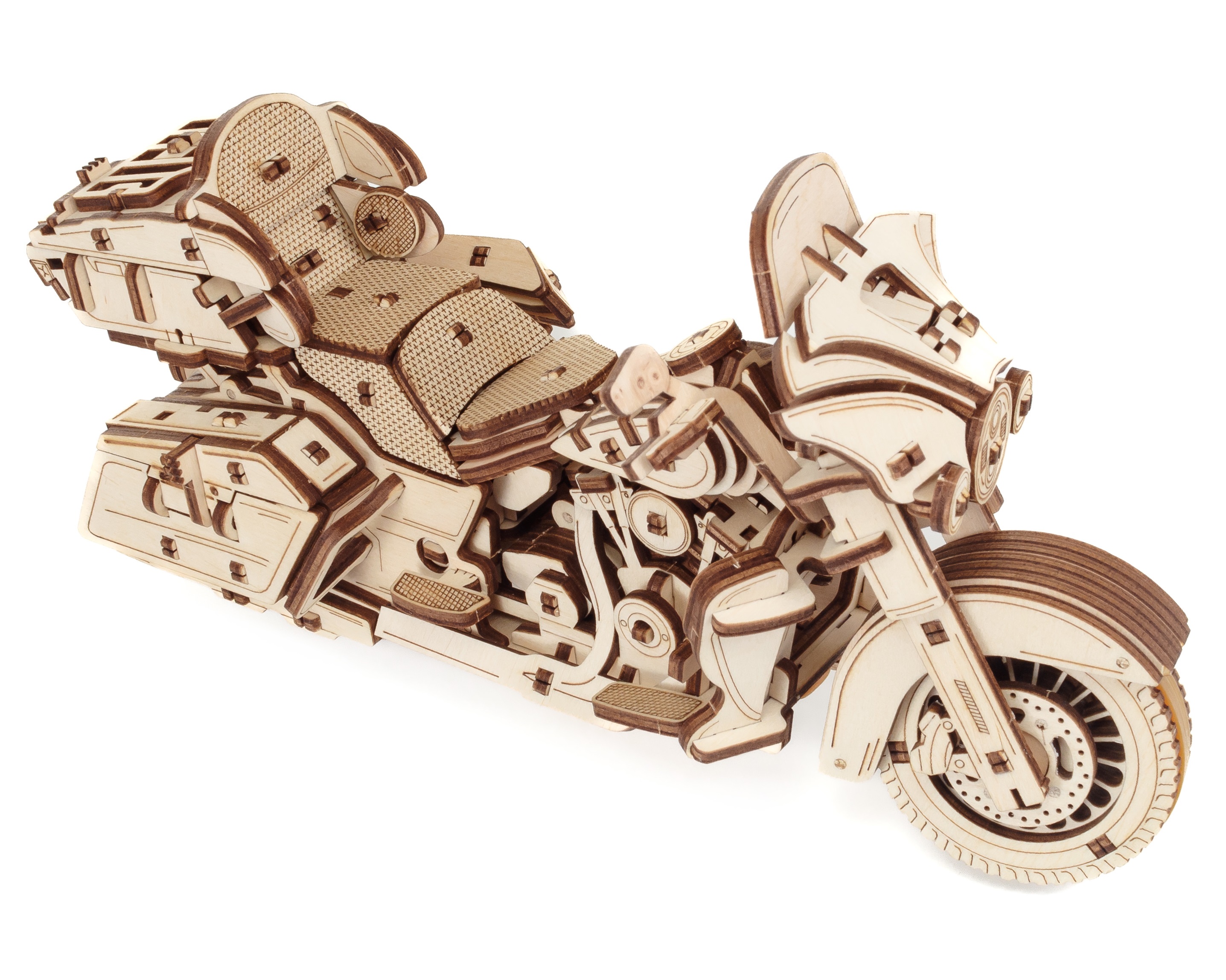 Конструктор Eco Wood Art Мотоцикл Байк деревянный - фото 11