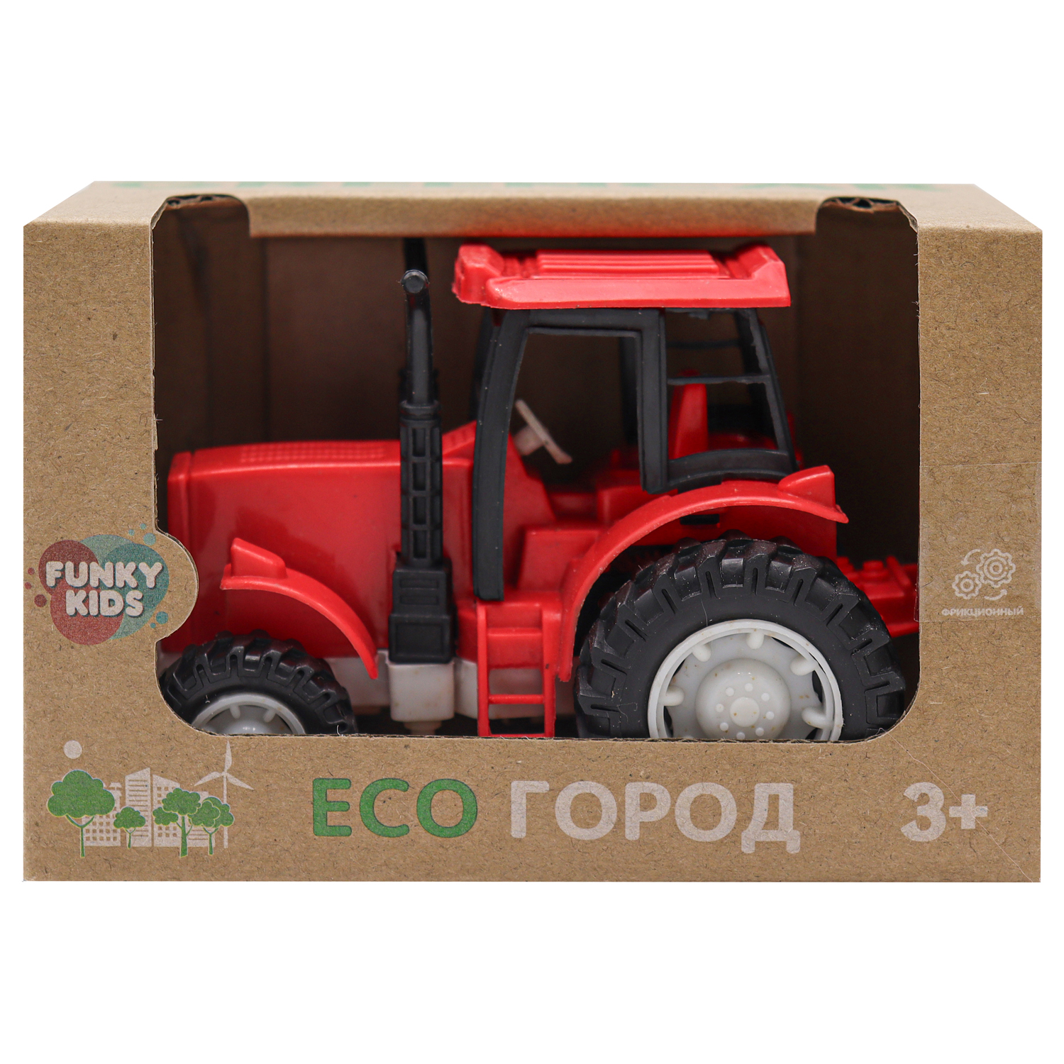 Трактор Funky Toys FT0416332-1 - фото 2