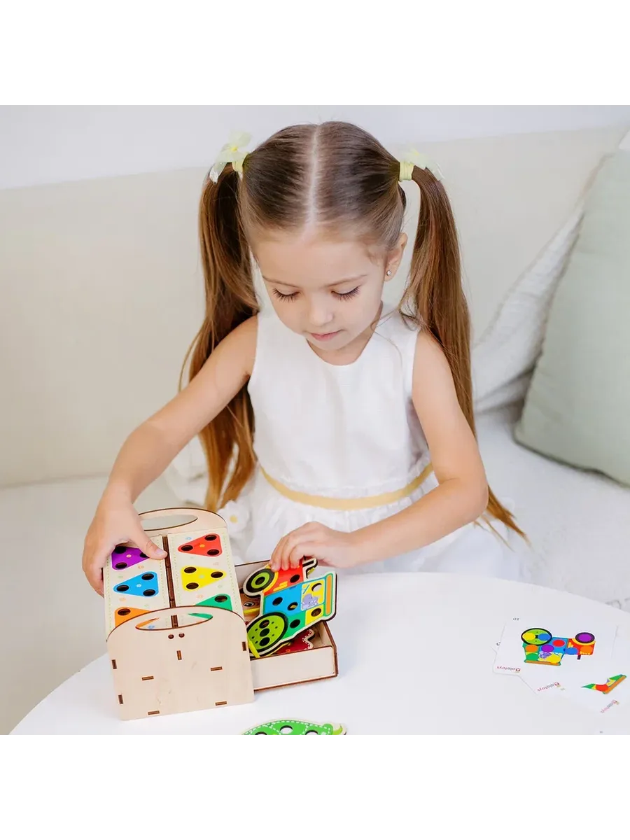 Настольная игра Alatoys Набор развивающий сундучок - фото 12