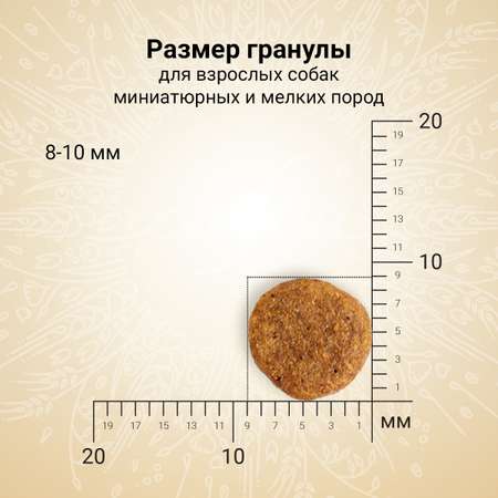 Корм для собак Craftia Natura 2кг взрослых миниатюрных и мелких пород из курицы и индейки сухой