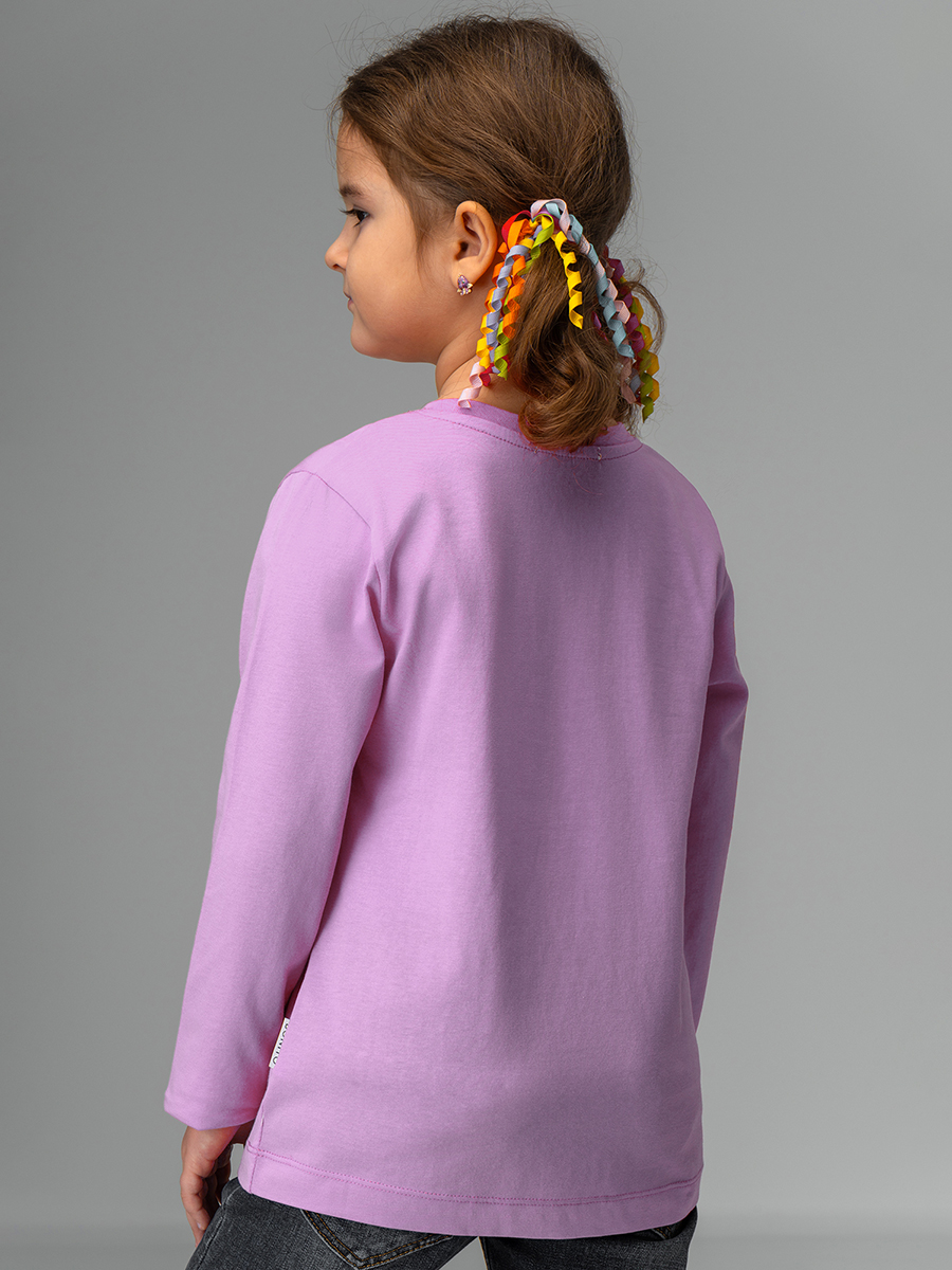 Лонгслив BONITO KIDS SS6097сиреневый - фото 4