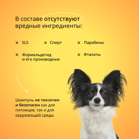 Шампунь с ароматом лимон-лайм ProAnimal универсальный домашний увлажняющий для собак