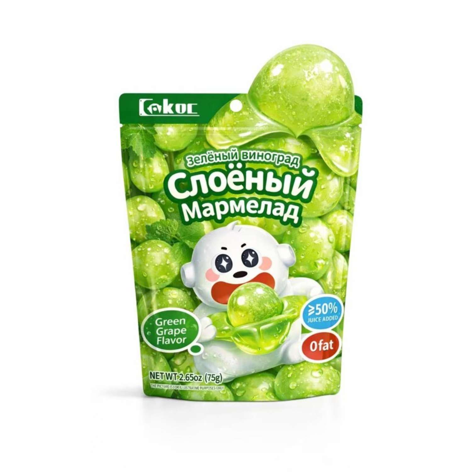 Мармелад с кожурой СОКОС со вкусом винограда 80г в ассортименте - фото 2