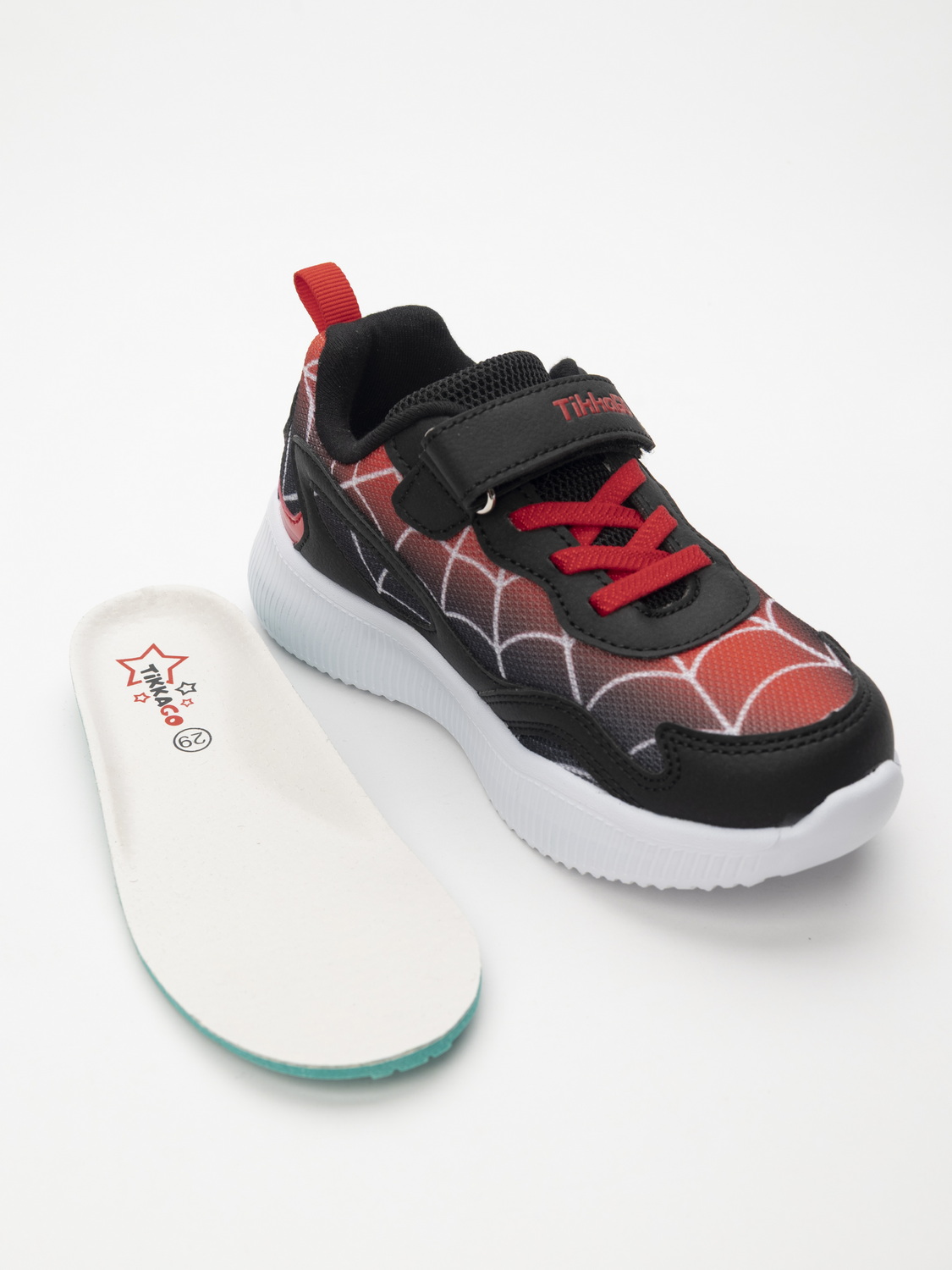 Кроссовки TikkaGo 3D38_11500_black-red - фото 8
