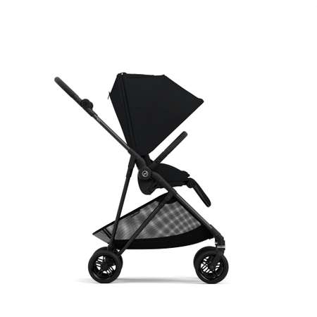 Коляска прогулочная Cybex Melio Carbon Moon Black