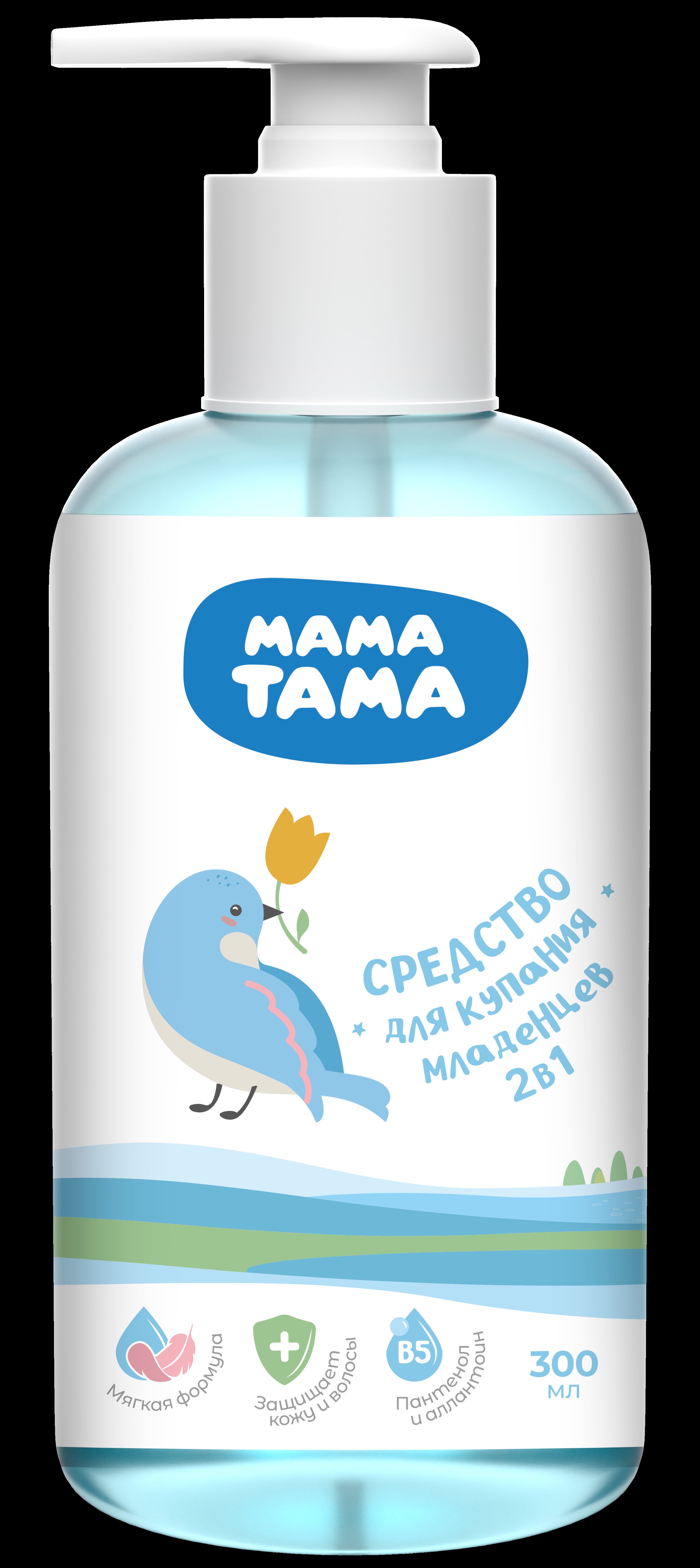 Гель-пена Мама Тама 300 мл - фото 1